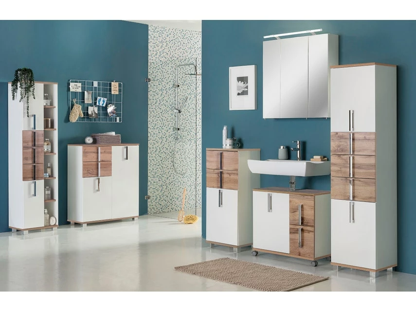 Großhandel 🎉 Vivre Hochschrank Luca - 41,9/163,7/32 cm in weiß ⌛ 2 Großhandel 🎉 Vivre Hochschrank Luca - 41,9/163,7/32 cm in weiß ⌛ – Bild 2