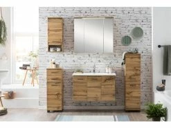 Am billigsten 😀 Vivre Unterschrank Nora - 30,3/88,6/32,6 cm in braun 👏 -Badezimmerschränke Verkäufe 24722408 2 milieu nebenbild 1