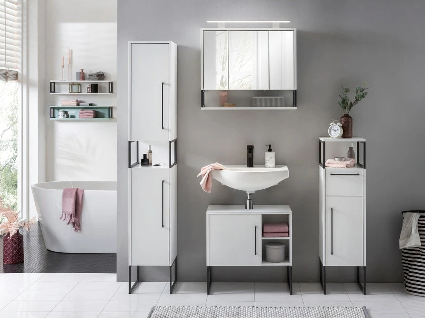 Bestpreis 🎉 Vivre Hochschrank Limone in weiß 🥰 2 Bestpreis 🎉 Vivre Hochschrank Limone in weiß 🥰 – Bild 2