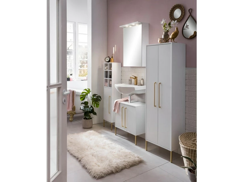 Großhandel 🔔 Vivre Highboard Sarah - 30,4/130,6/21,8 cm in weiß 🎉 2 Großhandel 🔔 Vivre Highboard Sarah - 30,4/130,6/21,8 cm in weiß 🎉 – Bild 2