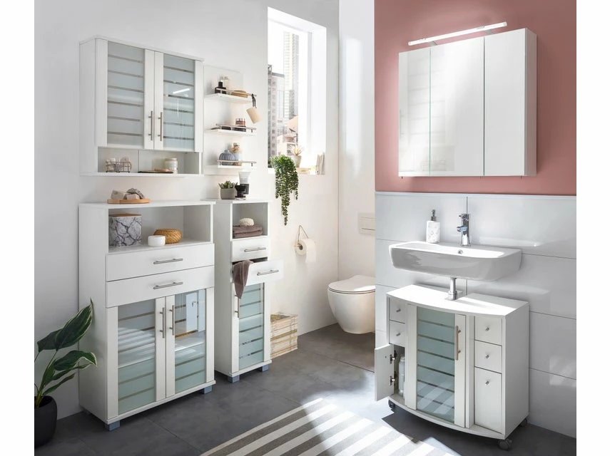 Bestpreis 🎉 Vivre Waschbecken-Unterschrank Niko - 59,8/62,4/32,6 cm in weiß ❤️ 2 Bestpreis 🎉 Vivre Waschbecken-Unterschrank Niko - 59,8/62,4/32,6 cm in weiß ❤️ – Bild 2