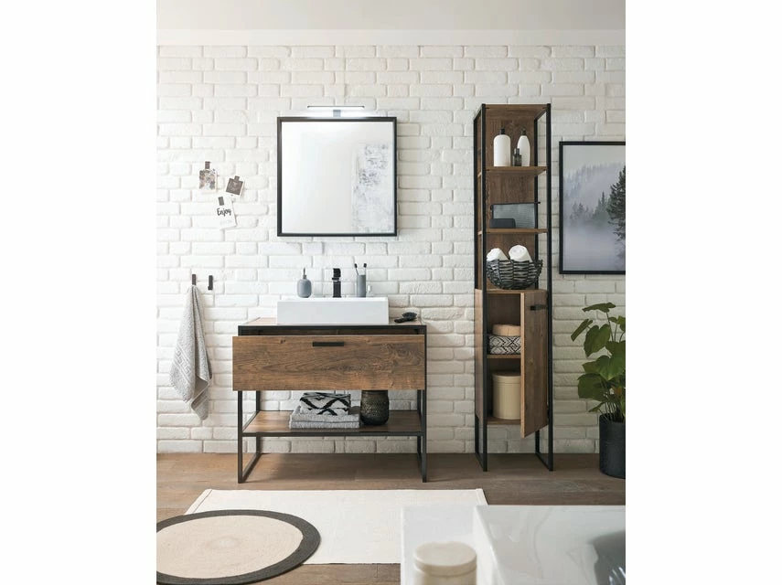 Budget 🌟 Hochschrank Vito Spell - 35,5/184/33 cm in braun 😍 5 Budget 🌟 Hochschrank Vito Spell - 35,5/184/33 cm in braun 😍 – Bild 5