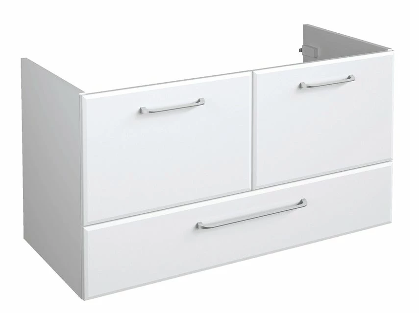 Auslauf 🤩 Waschtisch-Unterschrank Filino - 96/51/44 cm in weiß ⌛ 1 Auslauf 🤩 Waschtisch-Unterschrank Filino - 96/51/44 cm in weiß ⌛