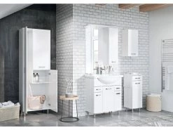 Auslauf 👍 Vivre Hochschrank Amigo 60 in weiß 🎁 -Badezimmerschränke Verkäufe 5813053 0487956 23148001