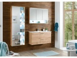 Billig 😉 Spiegelschrank Best - 99/70/23 cm in braun 🛒 -Badezimmerschränke Verkäufe 6023398 0490375 2 23052442