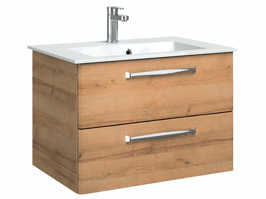 Schlussverkauf 😍 Waschtisch-Unterschrank Trentino - 75/51/49 cm in braun 👏 1 Schlussverkauf 😍 Waschtisch-Unterschrank Trentino - 75/51/49 cm in braun 👏