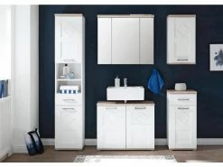 Bestes Angebot ❤️ Wandschrank Vito Country in weiß 🔔 -Badezimmerschränke Verkäufe 6218386 0513490 3 23591226 5