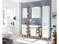 Schlussverkauf 🥰 Wandschrank Noventa in weiß 🎉 -Badezimmerschränke Verkäufe 6234414 0518389 2 22302161