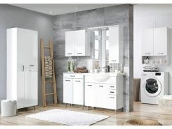 Coupon 🥰 Vivre Waschtisch-Unterschrank Amigo - 80/80/35,2 cm in weiß 😍 -Badezimmerschränke Verkäufe 6239179 0487687 ret 23147764