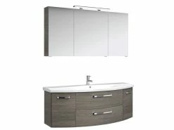 Bestpreis 🔥 Pelipal Badezimmer-Block Valea in grau ⌛ -Badezimmerschränke Verkäufe 6248056 0522463 3 23683750 3