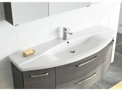 Bestpreis 🔥 Pelipal Badezimmer-Block Valea in grau ⌛ -Badezimmerschränke Verkäufe 6248112 0522484 7 23683750 3