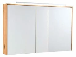 Badezimmerschränke Verkäufe 19 Beste Bewertungen von 🧨 Die grüne Linie Spiegelschrank Lina - 120/78/16 cm in braun ✔️