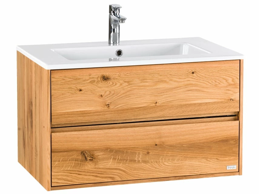 Großhandel 🛒 Die grüne Linie Waschtisch-Unterschrank Lina - 80/47/50 cm in braun 🔔 3 Großhandel 🛒 Die grüne Linie Waschtisch-Unterschrank Lina - 80/47/50 cm in braun 🔔 – Bild 3