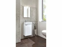 Angebote 🥰 Gästebad-Set Gizo - 3-teilig in weiß 🔥 -Badezimmerschränke Verkäufe 6283065 0531075 1 23037915