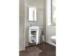 Angebote 🥰 Gästebad-Set Gizo - 3-teilig in weiß 🔥 -Badezimmerschränke Verkäufe 6283066 0531075 2 23037915