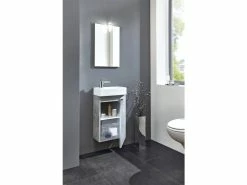 Top 10 👏 Gästebad-Set Gizo - 3-teilig in grau 🥰 -Badezimmerschränke Verkäufe 6283073 0531076 2 23037923