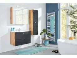 Coupon 🔔 Hängeschrank Vito Lios in grau 👍 -Badezimmerschränke Verkäufe 6349970 0536426 6 23918181