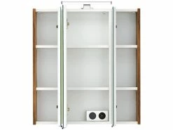 Bester Verkauf 🔥 Spiegelschrank Filino - 65/70/16 cm in braun 🛒 -Badezimmerschränke Verkäufe 6378066 0547481 3 23348429