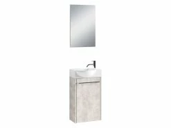 Schlussverkauf 🔥 Gästebad-Set Dena - 3-teilig in grau ✨