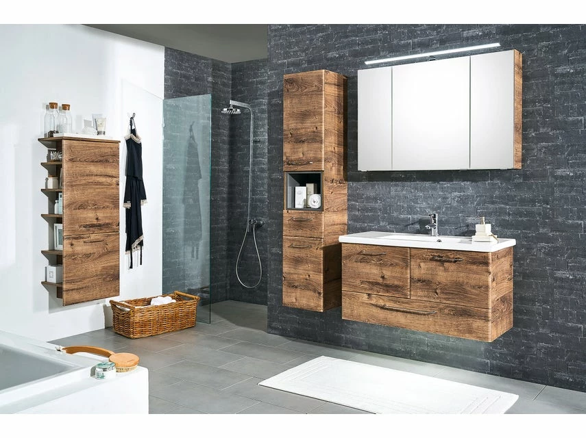 Aktion 😉 Midischrank Filino - 50/123/33 cm in braun 🔔 2 Aktion 😉 Midischrank Filino - 50/123/33 cm in braun 🔔 – Bild 2