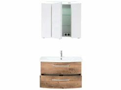 Am billigsten 🛒 Pelipal Badezimmer-Block Valea in braun 🧨 -Badezimmerschränke Verkäufe 6507668 0565651 1 23680540 16