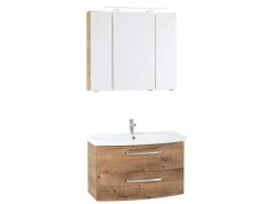 Am billigsten 🛒 Pelipal Badezimmer-Block Valea in braun 🧨 -Badezimmerschränke Verkäufe 6507672 0565651 2 23680540 16