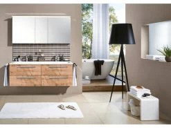 Großhandel 💯 Puris Badezimmer-Set Star Line - 3-teilig in braun 🎉