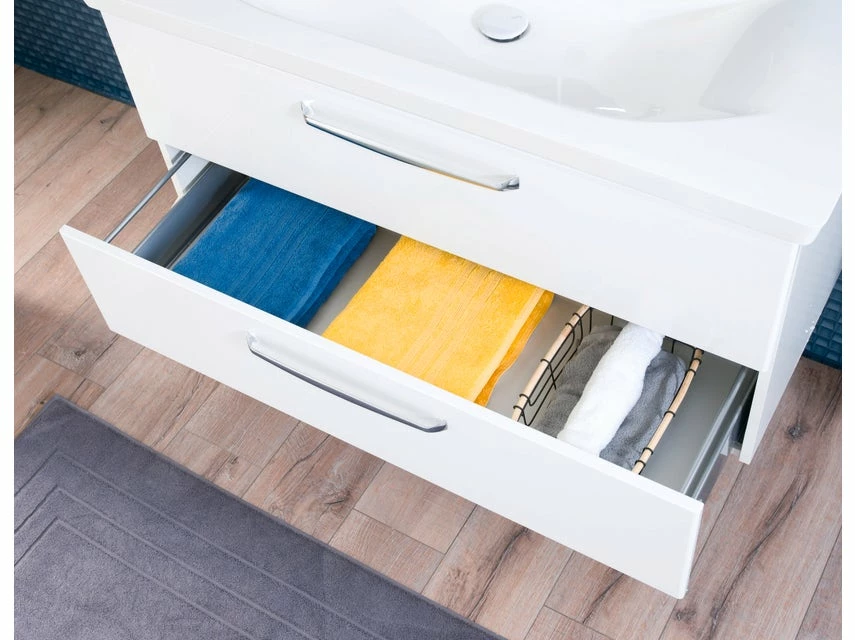 Rabatt 🛒 Waschtisch-Unterschrank Trentino - 105/51/49 cm in weiß 🔥 2 Rabatt 🛒 Waschtisch-Unterschrank Trentino - 105/51/49 cm in weiß 🔥 – Bild 2