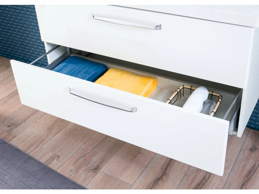 Rabatt 🛒 Waschtisch-Unterschrank Trentino - 105/51/49 cm in weiß 🔥 3 Rabatt 🛒 Waschtisch-Unterschrank Trentino - 105/51/49 cm in weiß 🔥 – Bild 3