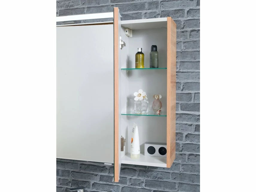 Budget 👍 Spiegelschrank Trentino - 105/70/20 cm in braun 🥰 2 Budget 👍 Spiegelschrank Trentino - 105/70/20 cm in braun 🥰 – Bild 2
