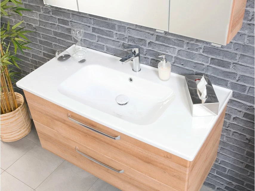 Großhandel ✨ Waschtisch-Unterschrank Trentino - 105/51/49 cm in braun 😉 5 Großhandel ✨ Waschtisch-Unterschrank Trentino - 105/51/49 cm in braun 😉 – Bild 5