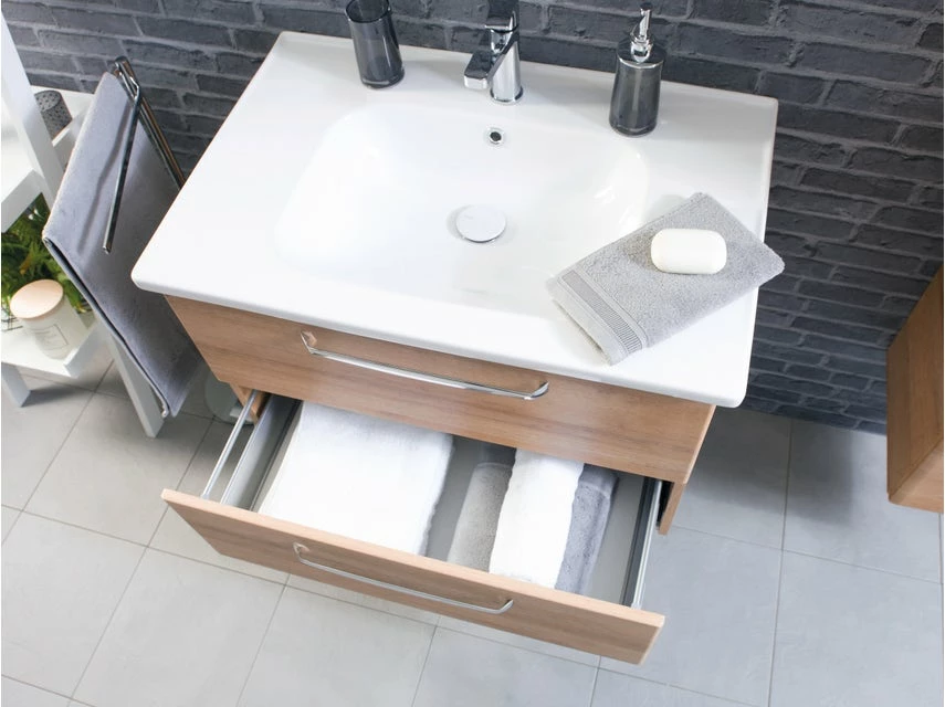 Schlussverkauf 😍 Waschtisch-Unterschrank Trentino - 75/51/49 cm in braun 👏 5 Schlussverkauf 😍 Waschtisch-Unterschrank Trentino - 75/51/49 cm in braun 👏 – Bild 5