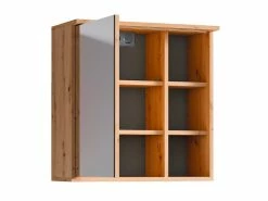 Budget 💯 Vivre Spiegelschrank Milo - 60/61/28 cm in braun ✔️ -Badezimmerschränke Verkäufe 6521510 0568577 4 24322555