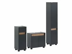 Aktion 🤩 Vivre Hochschrank Cosmo - 30,2/164,5/33 cm in grau 🎉 -Badezimmerschränke Verkäufe 6522817 0568869 4 24312944 1