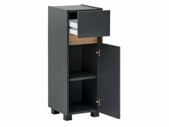 Neu 🛒 Vivre Unterschrank Cosmo - 30,2/84,8/33 cm in grau 😍 -Badezimmerschränke Verkäufe 6522827 0568881 1 24312986 1