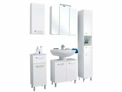 Coupon 🌟 Waschtisch-Unterschrank Wiesbaden in weiß 👍 -Badezimmerschränke Verkäufe 6532155 0571210 2 21762994 1