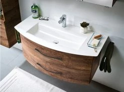 Am billigsten 💯 Badezimmer-Set Mondo Spa - 3-teilig in braun ⌛ -Badezimmerschränke Verkäufe 6539115 0573583 4 24346026