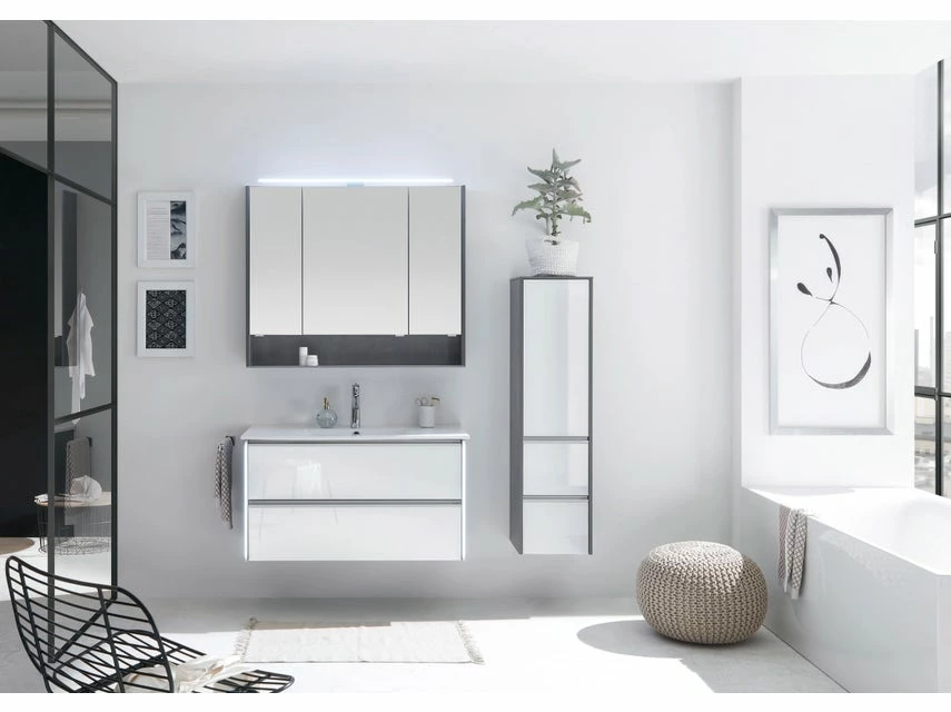 Bestpreis 🌟 Pelipal Badezimmer-Set Solitaire - 3-teilig in weiß ⌛ 2 Bestpreis 🌟 Pelipal Badezimmer-Set Solitaire - 3-teilig in weiß ⌛ – Bild 2