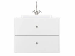 Angebote ✔️ Waschtisch-Set Tom Tailor - 80/62/50 cm in weiß 🥰