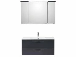 Coupon 👍 Badezimmer-Set Mondo Moran 03 - 3-teilig in grau 👍