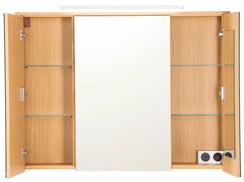 Angebote ✔️ Die grüne Linie Spiegelschrank Lina - 105/78/16 cm in braun ✨ 6 Angebote ✔️ Die grüne Linie Spiegelschrank Lina - 105/78/16 cm in braun ✨ – Bild 6