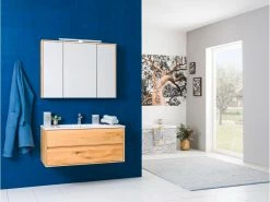 Besorgen 🥰 Die grüne Linie Waschtisch-Unterschrank Lina - 105/47/50 cm in braun 😉 -Badezimmerschränke Verkäufe 6557177 0578855 4 23626479