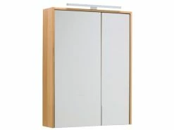 Badezimmerschränke Verkäufe 15 Schlussverkauf ⌛ Die grüne Linie Spiegelschrank Lina - 60/78/16 cm in braun 👏