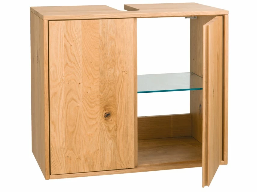 Großhandel ❤️ Die grüne Linie Waschbecken-Unterschrank Lina - 65/55/34 cm in braun 💯 2 Großhandel ❤️ Die grüne Linie Waschbecken-Unterschrank Lina - 65/55/34 cm in braun 💯 – Bild 2