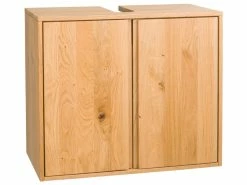 Badezimmerschränke Verkäufe 13 Großhandel ❤️ Die grüne Linie Waschbecken-Unterschrank Lina - 65/55/34 cm in braun 💯