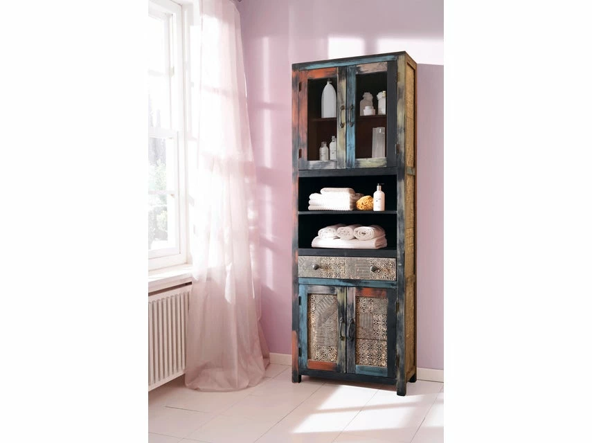 Besorgen ⭐ The Lodge Hochschrank Goa in braun ❤️ 1 Besorgen ⭐ The Lodge Hochschrank Goa in braun ❤️