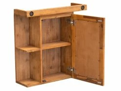 Bestes Angebot 😀 The Lodge Spiegelschrank City - 68/69/22 cm in braun ❤️ -Badezimmerschränke Verkäufe 6643877 0586537 7 24314883