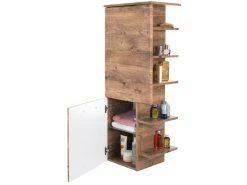 Aktion 😉 Midischrank Filino - 50/123/33 cm in braun 🔔 10 Aktion 😉 Midischrank Filino - 50/123/33 cm in braun 🔔 -Badezimmerschränke Verkäufe 6656905 0590737 3 23348982