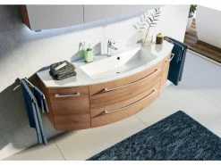 Aktion ⭐ Aquarell Badezimmer-Set Casablanca - 3-teilig in braun 🧨 -Badezimmerschränke Verkäufe 6680555 0599031 4 24576699