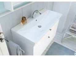 Budget ⌛ Aquarell Badezimmer-Set Salzburg - 3-teilig in weiß 🎉 7 Budget ⌛ Aquarell Badezimmer-Set Salzburg - 3-teilig in weiß 🎉 -Badezimmerschränke Verkäufe 6681415 0599242 1 24624258